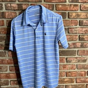 Boys blue polo size L
